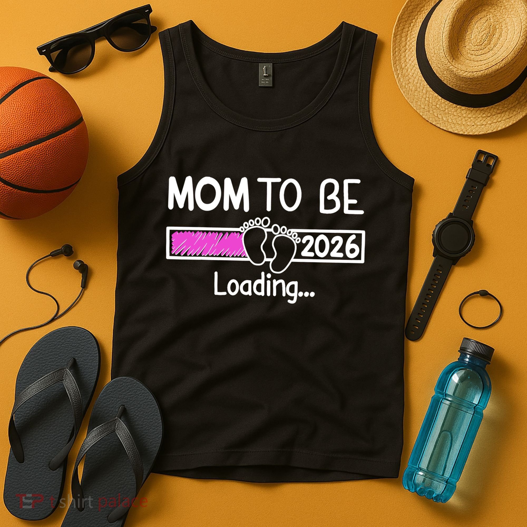 New Mom To Be 2026 Loading Tank Top