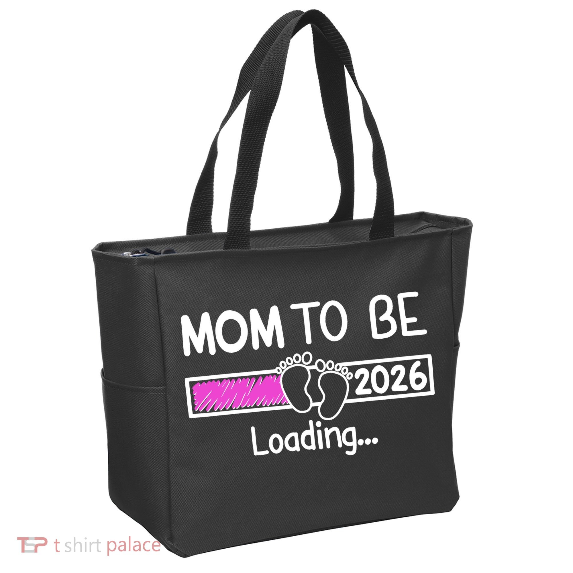 New Mom To Be 2026 Loading Tote Bag