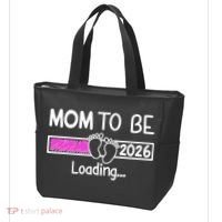New Mom To Be 2026 Loading Tote Bag thumb 3