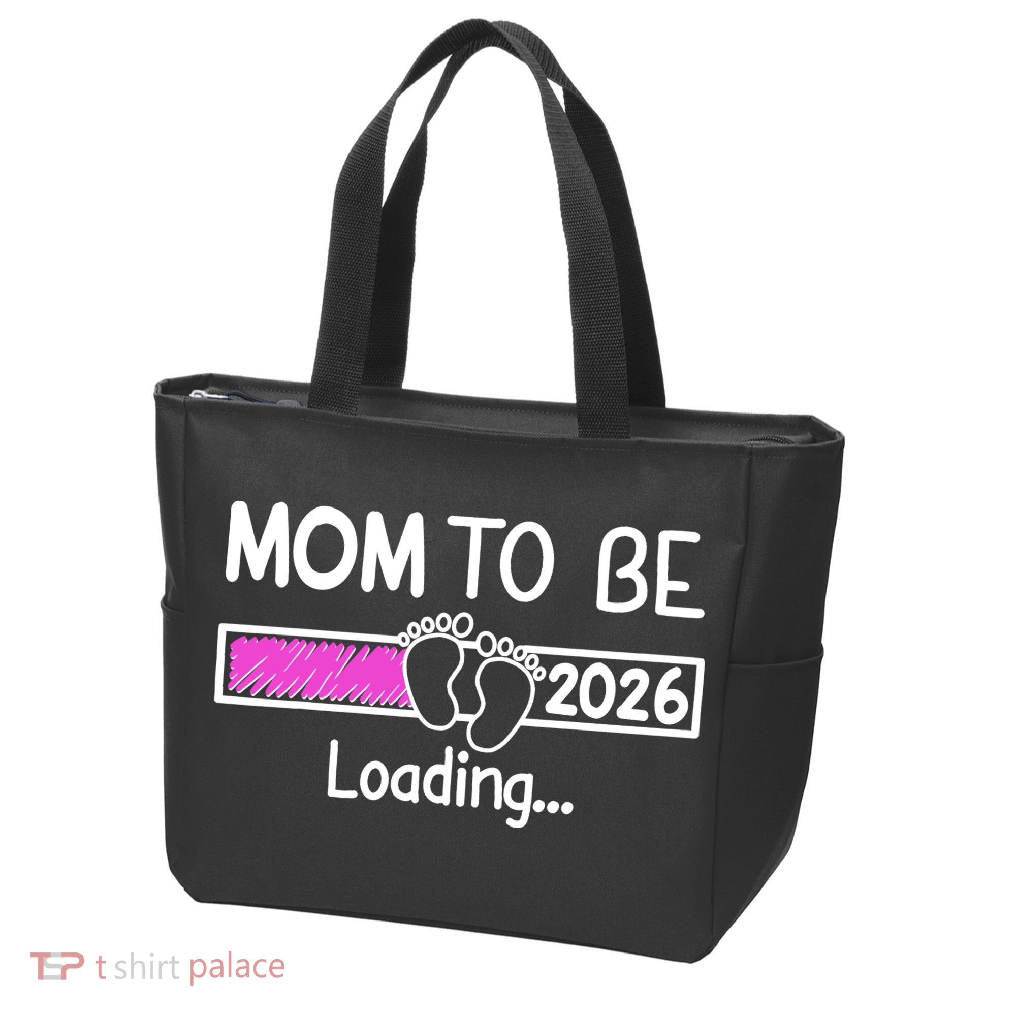 New Mom To Be 2026 Loading Tote Bag
