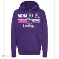 New Mom To Be 2026 Loading Hoodie thumb 0