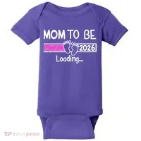 New Mom To Be 2026 Loading Baby Bodysuit thumb 0