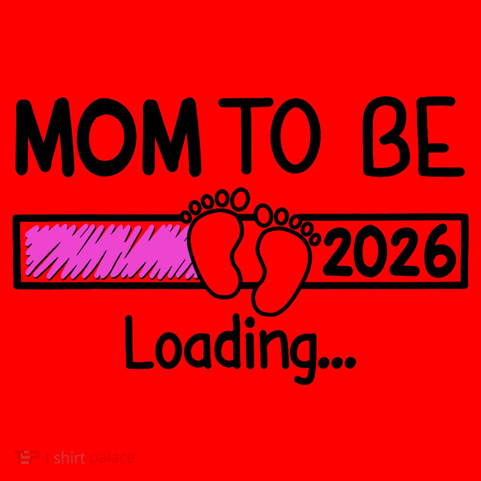 New Mom To Be 2026 Loading Santa Hat
