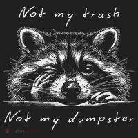 Not My Trash Not My Dumpster Women's Sweatshirt thumb 2