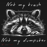 Not My Trash Not My Dumpster Bucket Hat thumb 4