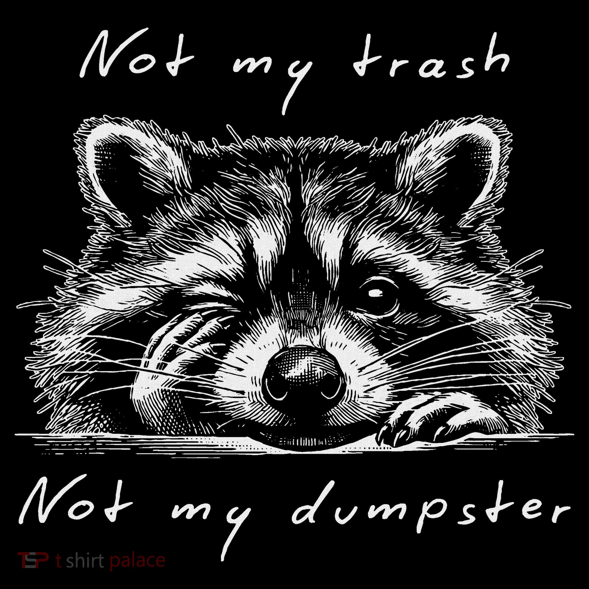 Not My Trash Not My Dumpster Women's Hoodie