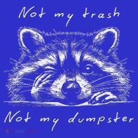 Not My Trash Not My Dumpster T-Shirt thumb 7