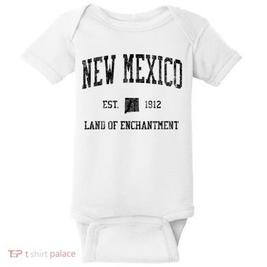 New Mexico Vintage Sports Baby Bodysuit