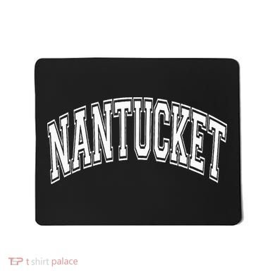 Nantucket Massachusetts Varsity Style Pink With White Text Mousepad