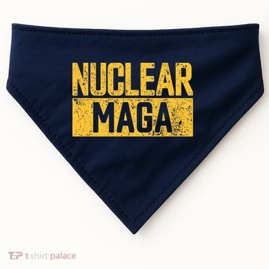 Nuclear Maga Vintage Distressed Nuclear Maga USA-Made Doggie Bandana