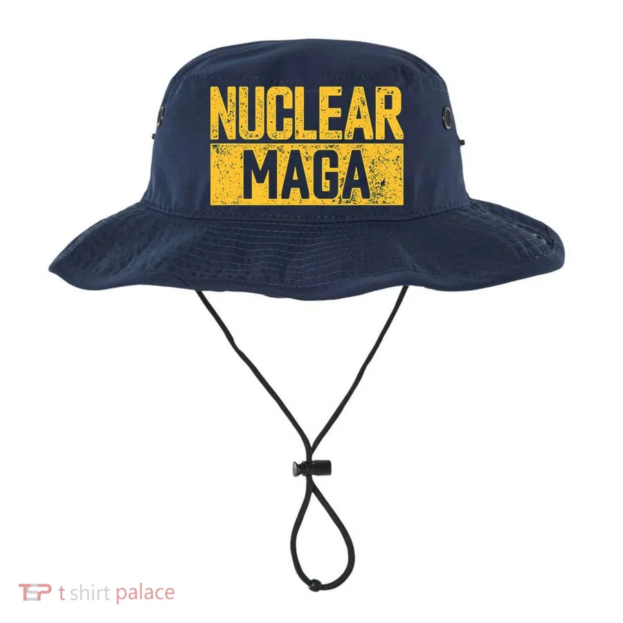 Nuclear Maga Vintage Distressed Nuclear Maga Bucket Hat