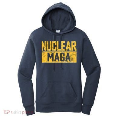 Nuclear Maga Vintage Distressed Nuclear Maga Women's Hoodie