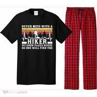 Never Mess With A Hiker Gift Pajama Set thumb 0