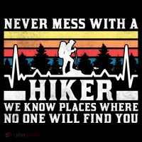 Never Mess With A Hiker Gift Pajama Set thumb 2