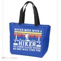 Never Mess With A Hiker Gift Tote Bag thumb 3