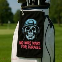 No More Wars For Israel Golf Towel thumb 2