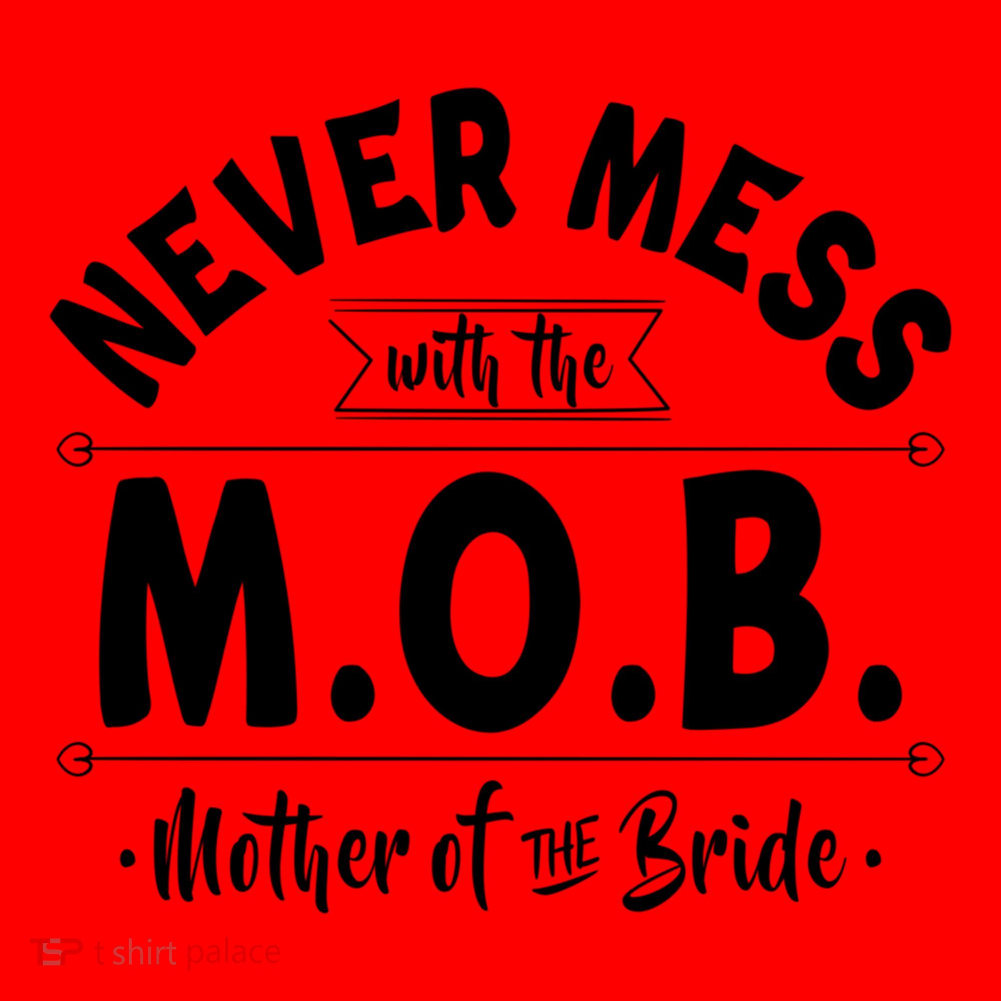 Never Mess With The Mob Gift Mother Of The Bride Mom Wedding Funny Gift Santa Hat