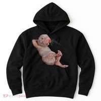 Naked Molerat Zookeeper Safari Animal Lover Mole Rat Hoodie thumb 0