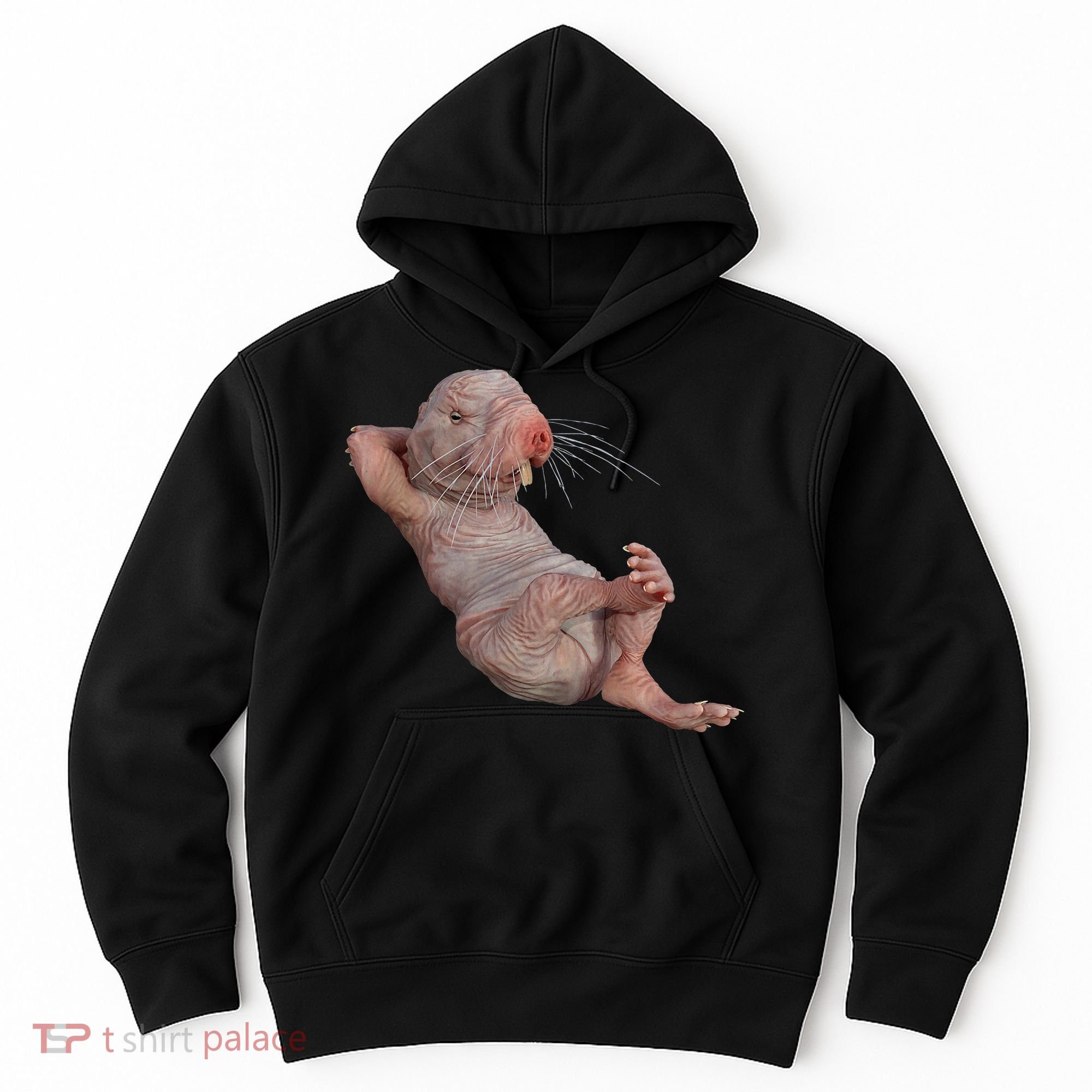 Naked Molerat Zookeeper Safari Animal Lover Mole Rat Hoodie