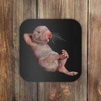 Naked Molerat Zookeeper Safari Animal Lover Mole Rat Coaster thumb 0
