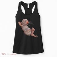 Naked Molerat Zookeeper Safari Animal Lover Mole Rat Women's Tank Top thumb 0