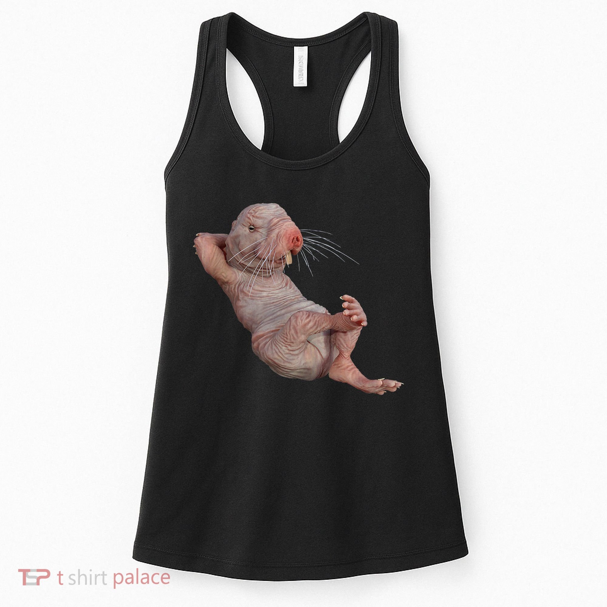 Naked Molerat Zookeeper Safari Animal Lover Mole Rat Women's Tank Top