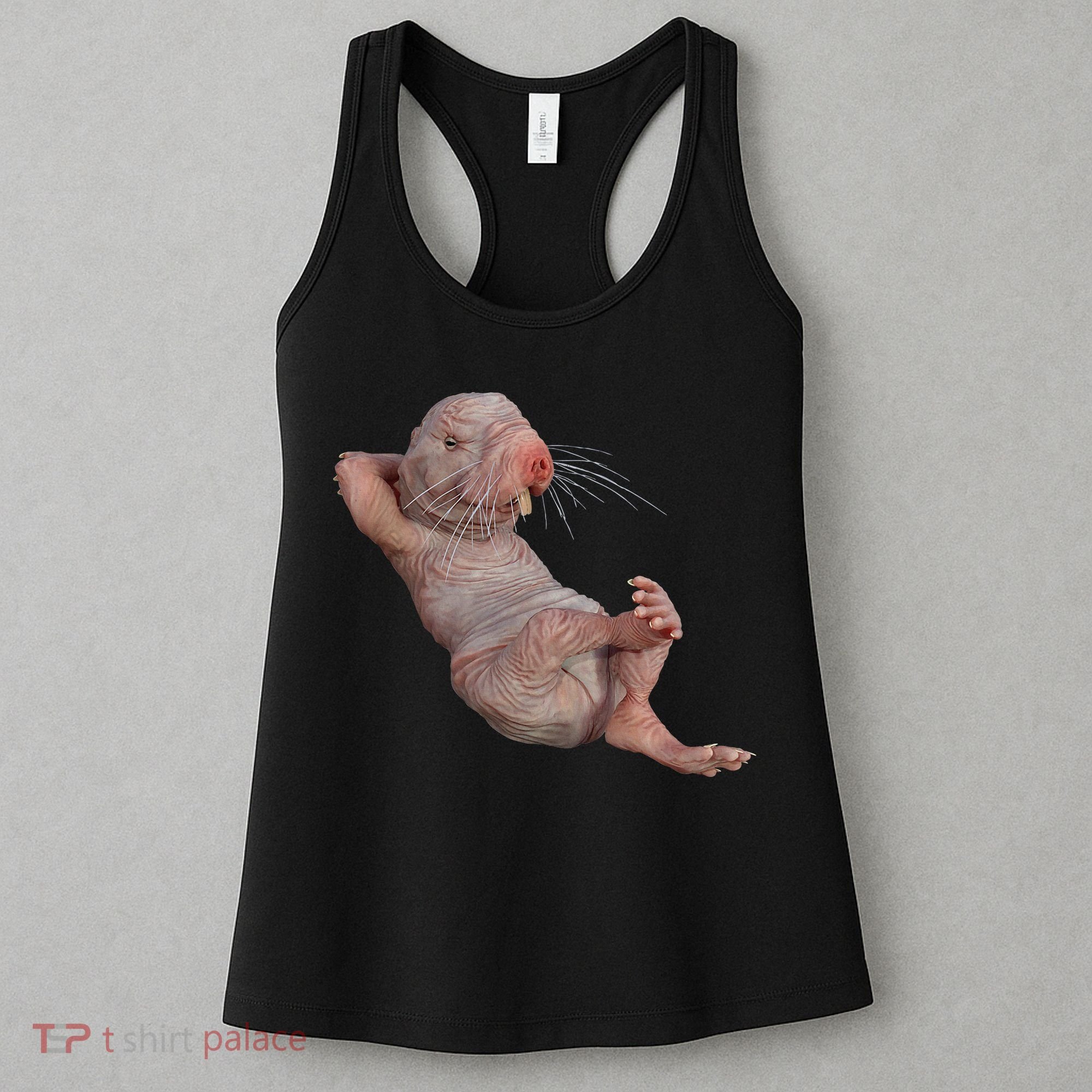 Naked Molerat Zookeeper Safari Animal Lover Mole Rat Women's Tank Top