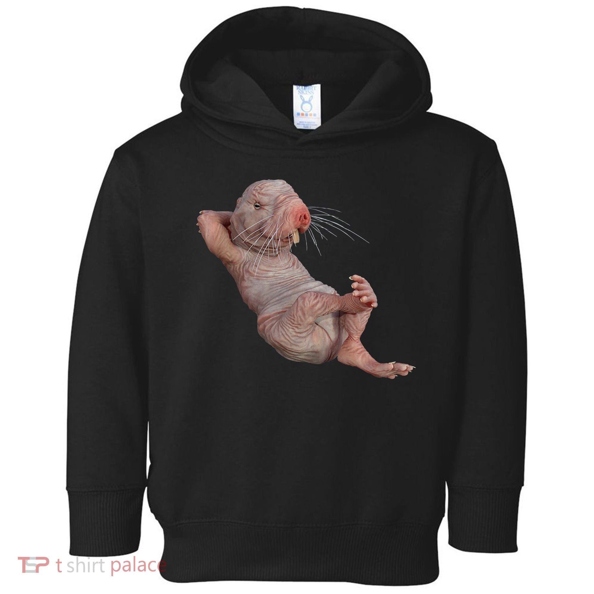Naked Molerat Zookeeper Safari Animal Lover Mole Rat Toddler Hoodie