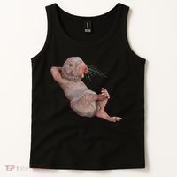 Naked Molerat Zookeeper Safari Animal Lover Mole Rat Tank Top thumb 2