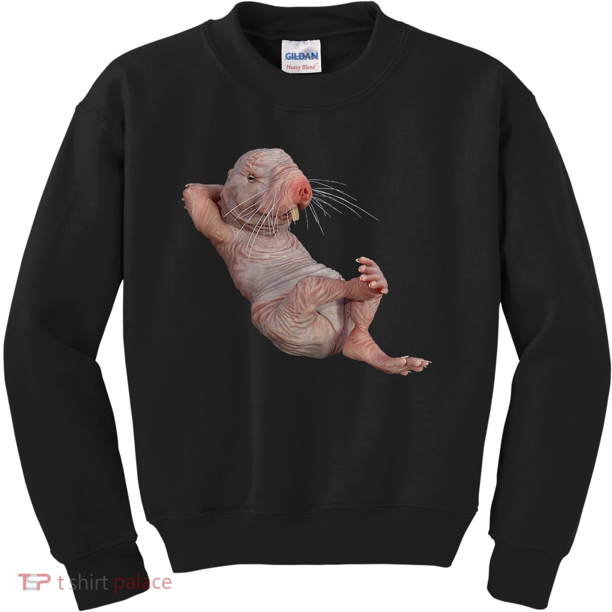 Naked Molerat Zookeeper Safari Animal Lover Mole Rat Kids Sweatshirt