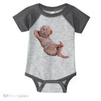 Naked Molerat Zookeeper Safari Animal Lover Mole Rat Infant Baby Jersey Bodysuit thumb 0