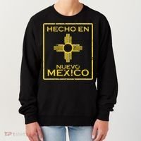 New Mexico Zia Symbol Distressed Hecho En New Mexico Women's Sweatshirt thumb 0