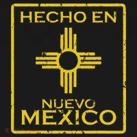 New Mexico Zia Symbol Distressed Hecho En New Mexico Ornament thumb 1