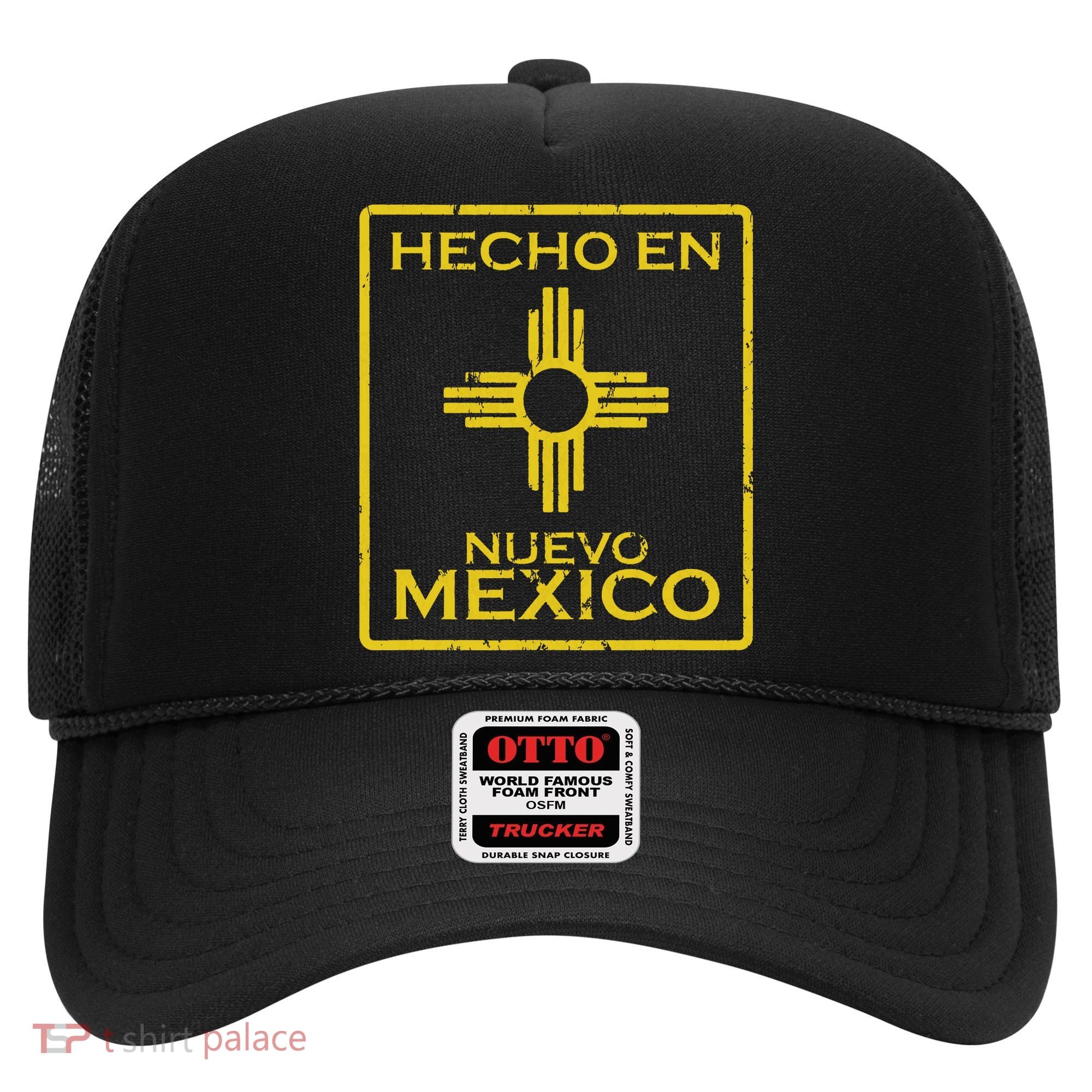 New Mexico Zia Symbol Distressed Hecho En New Mexico Hat