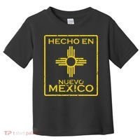 New Mexico Zia Symbol Distressed Hecho En New Mexico Toddler T-Shirt thumb 0