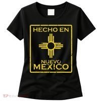 New Mexico Zia Symbol Distressed Hecho En New Mexico Women's T-Shirt thumb 0