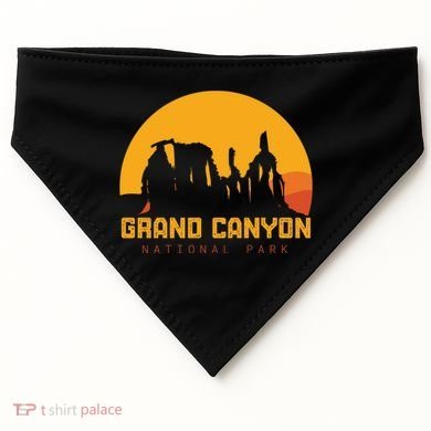 Grand Canyon National Park USA-Made Doggie Bandana