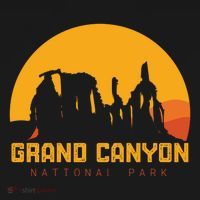 Grand Canyon National Park USA-Made Doggie Bandana thumb 2