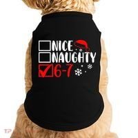Nice Naughty 67 Funny Christmas Doggie Tank thumb 0