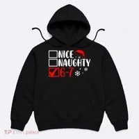 Nice Naughty 67 Funny Christmas Hoodie thumb 0