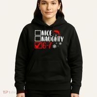 Nice Naughty 67 Funny Christmas Hoodie thumb 5