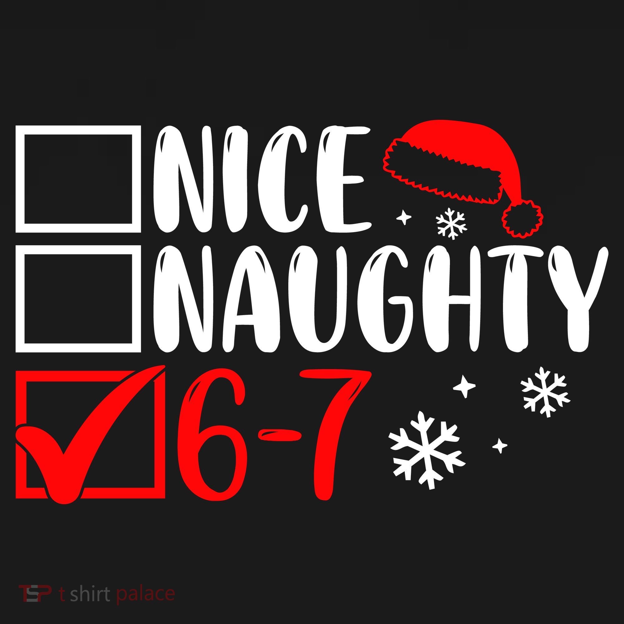 Nice Naughty 67 Funny Christmas Apron