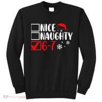 Nice Naughty 67 Funny Christmas Sweatshirt thumb 0