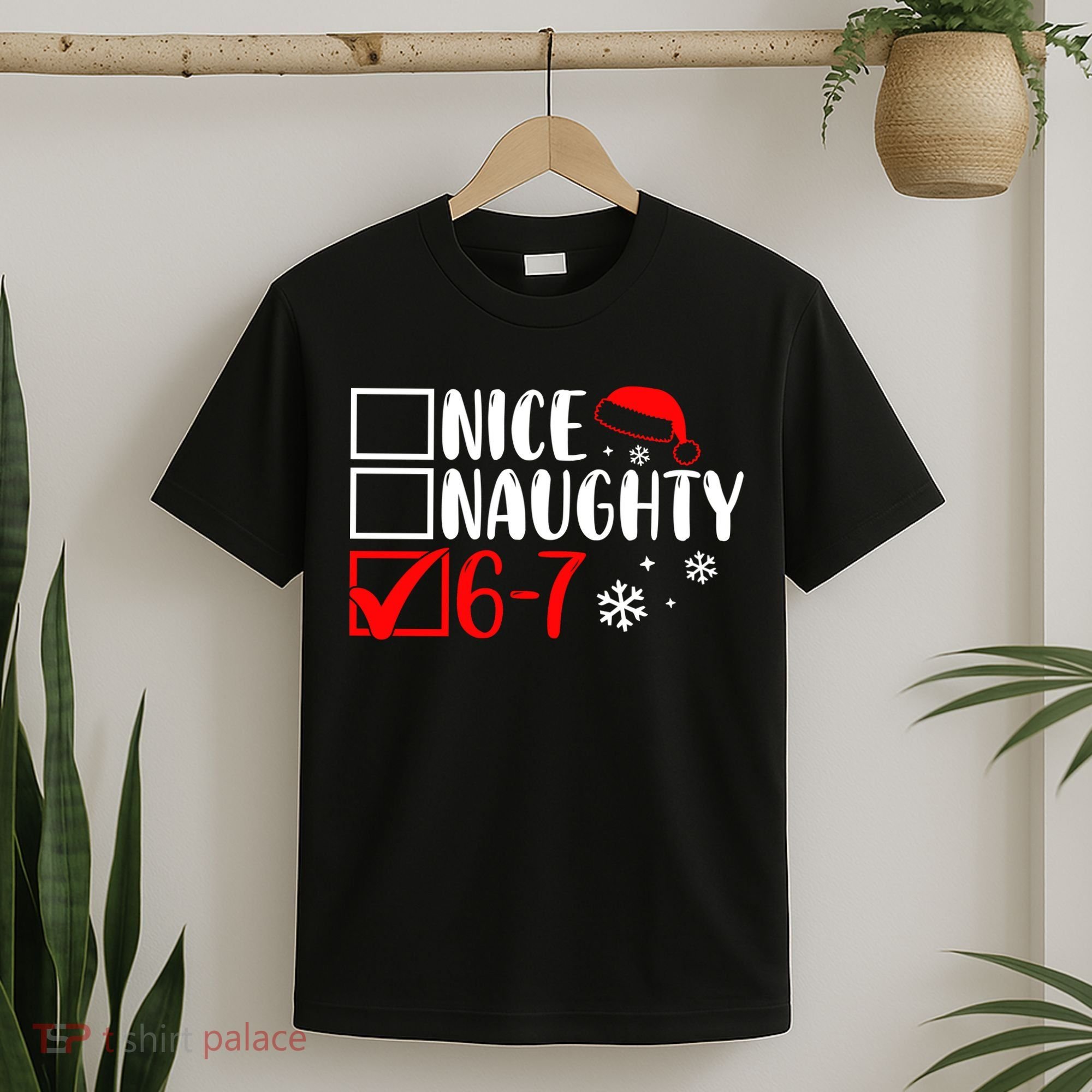 Nice Naughty 67 Funny Christmas T-Shirt