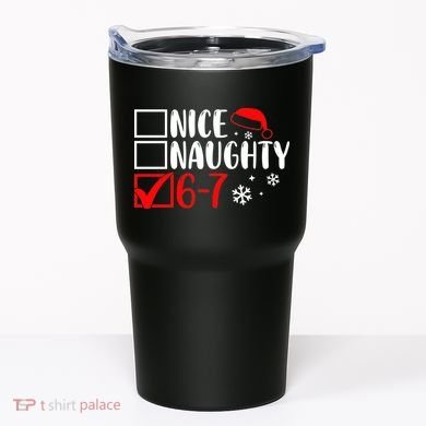 Nice Naughty 67 Funny Christmas Tumbler