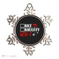 Nice Naughty 67 Funny Christmas Ornament thumb 0