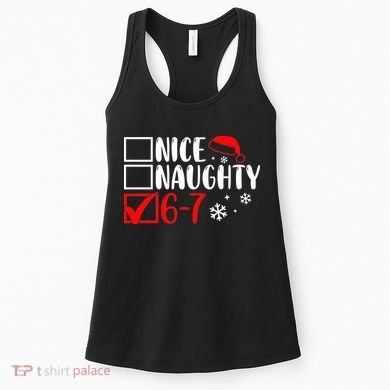 Nice Naughty 67 Funny Christmas Women's Tank Top