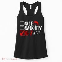 Nice Naughty 67 Funny Christmas Women's Tank Top thumb 0