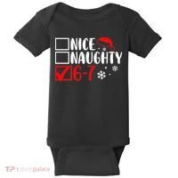 Nice Naughty 67 Funny Christmas Baby Bodysuit thumb 0