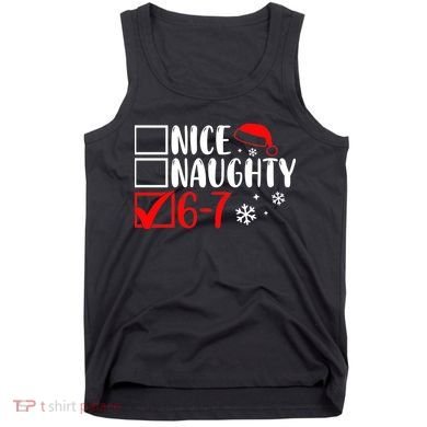 Nice Naughty 67 Funny Christmas Tank Top